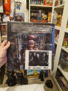 Iron Maiden The X Factor Record With Original Promo Photo