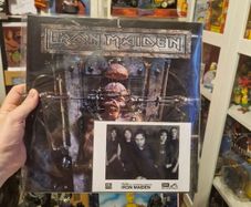 Iron Maiden The X Factor Record With Original Promo Photo