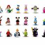 Lego Disney Series 1 Minifigures - Complete Set Of 18 Minifigures (71012) Image 2