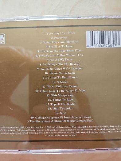 Carpenters CD - Gold
