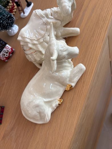 Belleek Living Nativity Collection - Manger Ox and Camel Set