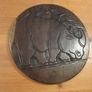 Hand carved African plaque / table centrepiece Image 2