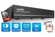 SANNCE 8CH 1080N HDMI DVR 720P CCTV Home Security Digital Video Recorder