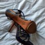 Fendi Navy Strappy Heels Image 4