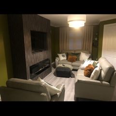 cream leather 3piece suite