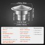 304 Stainless Steel Chimney Cap 152mm Image 7