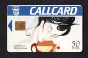 1994 Ireland 50 unit The Irish Mythology definitive Deirdre of the Sorrows (Gemplus) Call Card Used. Telecom Eireann card number 1070