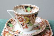 Royal Vale Vintage Teacup, Saucer and Plate