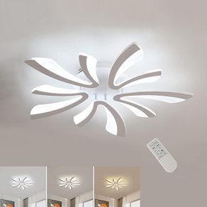 Ceiling Light Dimmable, LED Ceiling Lighting 48W 4000LM, 3000K-6500K, Acrylic Modern Lighting Fixture with Remote Control for Living Room Bedroom (FREE POSTAGE)