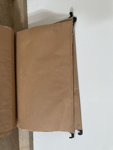 Vintage paper files x 7