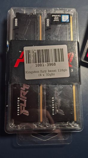 128gb DDR5 5200 Kingston Fury Beast Ram kit
