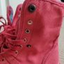 Casual Sport Style Red Denim Ankle boots,size 39 Image 5