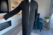 Black Long Coat from Inco Boutique. Size UK 8 / EU 36