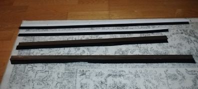 Brush strip draught excluders