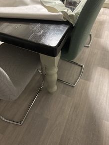 Farmhouse pine 7ft table and chairs 500