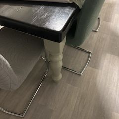 Farmhouse pine 7ft table and chairs 500