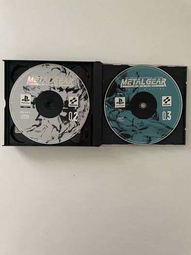 PlayStation 1 PS1 Metal Gear Solid  Special Missions PAL Europe 3 Discs 2 Manuals Complete