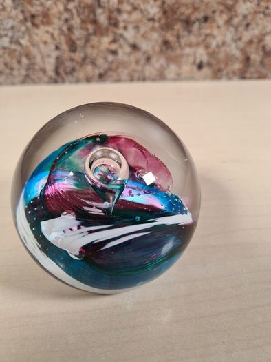 Caithness Glass Paperweight watercolour