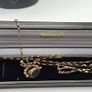 9ct yellow gold spinning fob necklace Image 3