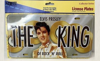 Elvis, Gold Disc License Plate, Free Post
