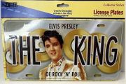 Elvis, Gold Disc License Plate, Free Post