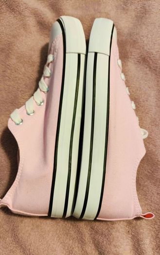 Light Pink Canvas Sneakers size 40
