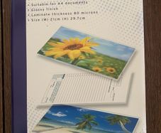 A4 Laminating Pouches 18 Pack 80 Micron Glossy - New Sealed