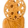 60cm White Kadamb Wood Buddha Statue - Hand-Carved from India Image 5