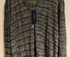 Lucky Brand V-Neck Pullover Sweater Size M