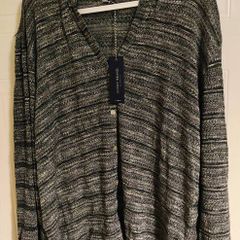 Lucky Brand V-Neck Pullover Sweater Size M