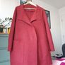 Oska Burgundy Red Wool Coat Size 3 Image 4