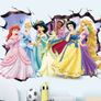 Cartoon Princess Wall Stickers For Kids Room, Girls Bedroom, Wall Decoration, Door, Window Sticker Image 2