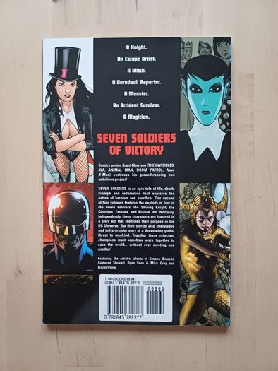 Seven Soldiers of Victory by Grant Morrison (Volume 1 to 4 DC Comics Graphic Novels 2006)
