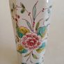 Vintage Hand Painted Ceramic Vase Image 2
