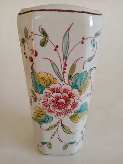 Vintage Hand Painted Ceramic Vase