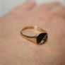 9ct Oval Signet Ring Yellow Gold Mens Ring 375 - 1,6g Image 2
