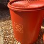 70s Tubberware Harvest Sunburst Orange nesting containers Image 3