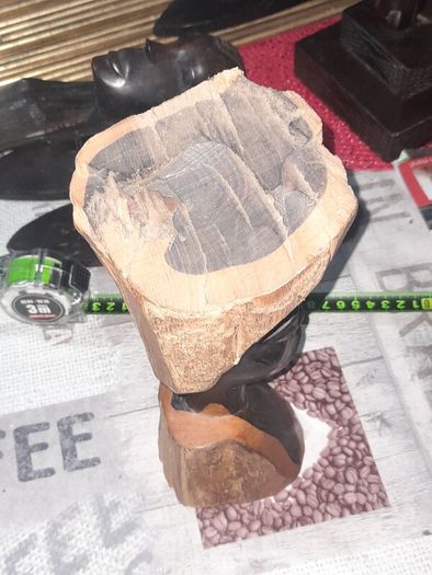 Antique Wood Carved African Woman postage available or collection on all my items