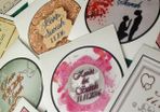 Personalised Wedding Stickers Labels