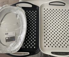 Silicone and aluminium trays
