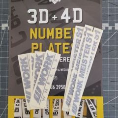 Work meister alloy wheels stickers