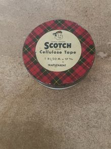 Vintage Scotch Brand Cellulose Tape Tin