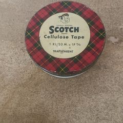 Vintage Scotch Brand Cellulose Tape Tin