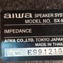 AIWA Speaker System Model No SX-MS7, in excellent condition Image 4