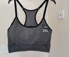 Grey Sports Bra size 2XL - new/with tags