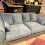 Beautiful Blue Sofa Image 4