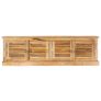 Storage Bench 128 cm Solid Mango Wood Image 3