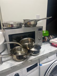 Stainless steel sauspans