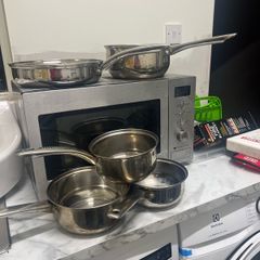 Stainless steel sauspans