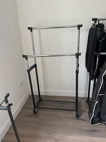 3 clothes rails